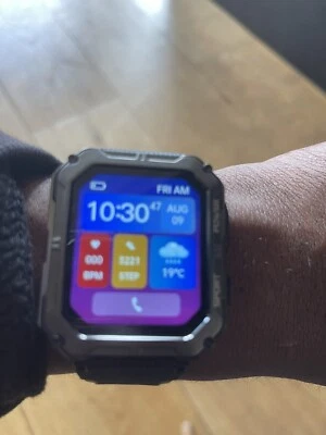 C20 PRO Bluetooth Call Answer Smart Watch Fitness Tracker Heart Blood  Pressure - Image 1 of 4