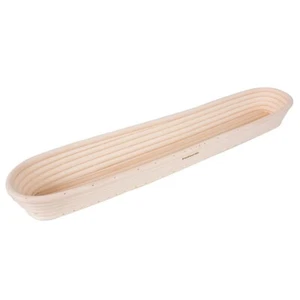 Genuine! BAKEMASTER Baguette Proving Basket 44 x 9 x 5 cm Rattan! RRP $46.95! - Picture 1 of 4