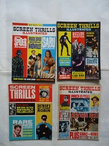SCREEN THRILLS ILLUSTRATED/UL8J/4 magazines #5+6+7+8 - Picture 1 of 1