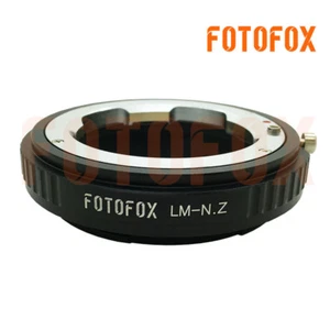 FOTOFOX adapter for Leica LM Zeiss VM M mount lens to Nikon Z mount Z6 Z7camera - Picture 1 of 6