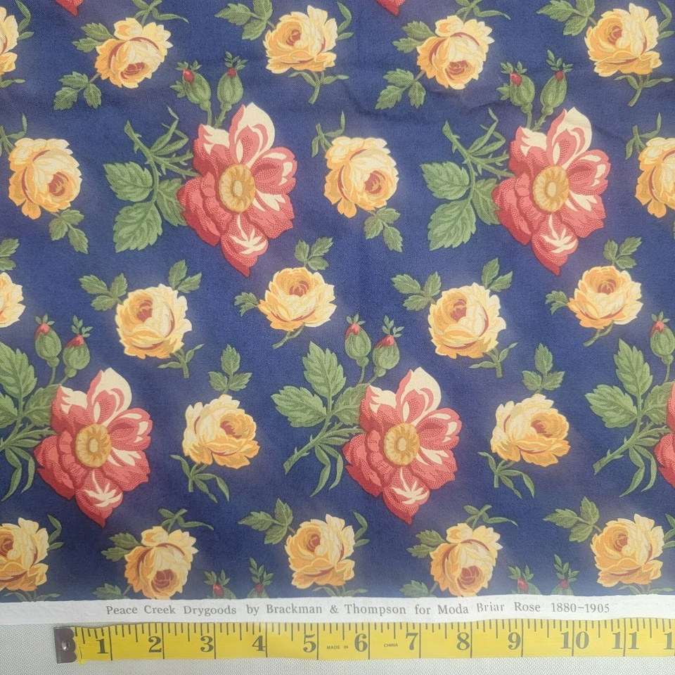 4 YD, BRIAR ROSE.MODA.PEACE CREEK DRYGOODS.BRACKMAN & THOMPSON 1880-1905 OOP - Image 1 of 1