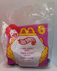 New Hot Wheels Flame Series Vehicle Blue/Orange #6 McDonalds Happy Meal Toy 1995 - Picture 1 of 4