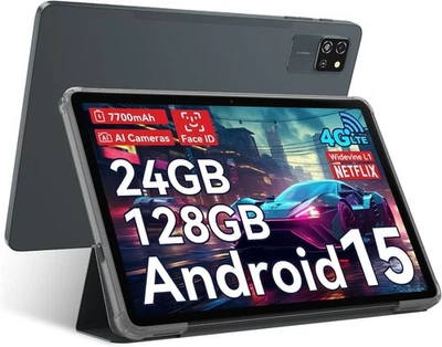 Blackview Tab60 Pro, Android 15 Tab 10 Zoll, 24GB RAM+128GB ROM, 4G LTE + 5G Wif - Bild 1 von 4