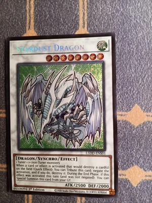 1x Stardust Dragon L5DD-ENS01 Secret Rare First Edition Near Mint - Image 1 of 2