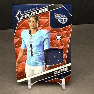 Cam Ward 2025 Panini Phoenix RC Franchise Future Patch Red SP 46/249 Titans DL1 - Picture 1 of 2