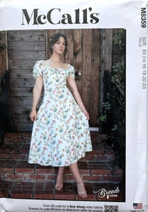 McCall's Pattern   M8359 Misses Top and Dress   Sizes: 14 - 22 - Picture 1 of 2