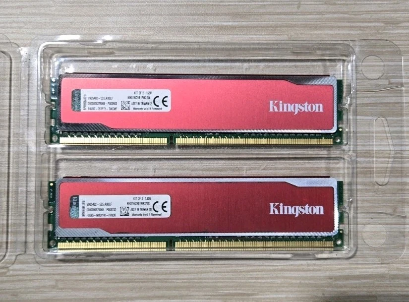 Kingston PC3-12800 8 GB DIMM 1600 MHz DDR3 SDRAM Memory (KHX16C9B1RK2/8X) - Image 1 of 1
