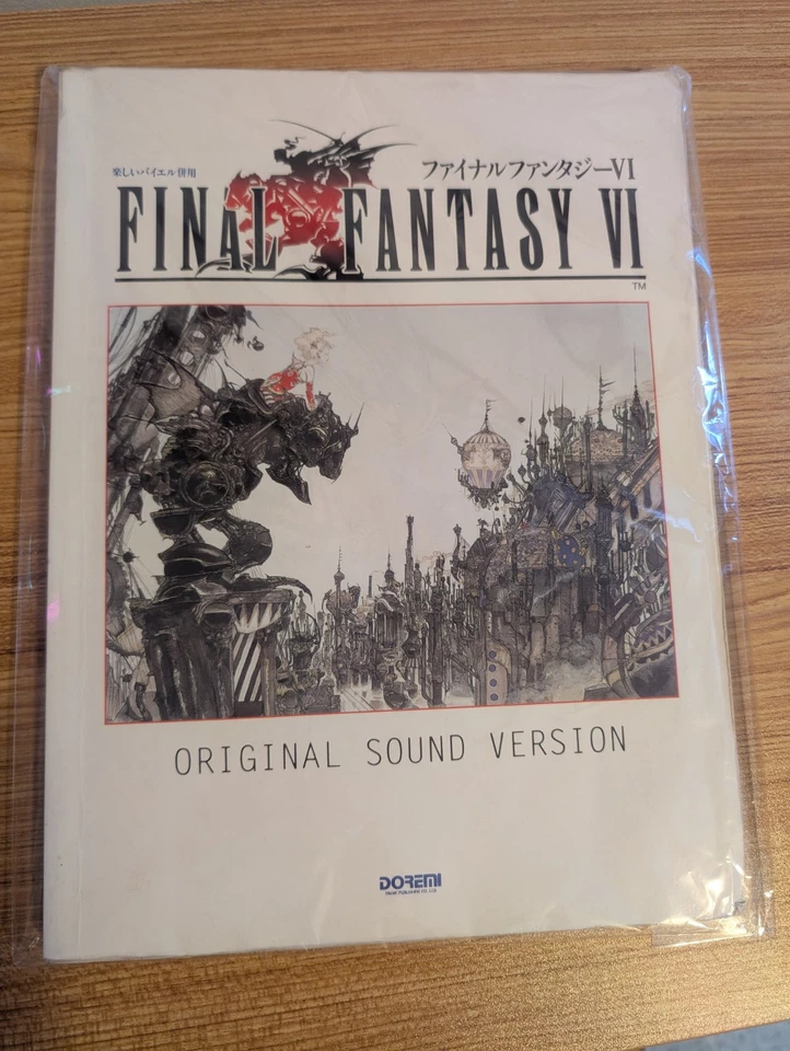 Libro de música japonesa Final Fantasy VI 1998 partitura para piano Foto 1 de 2