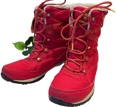 Columbia Minx Techlite Boots 200g Insulated Womens Girls 6.5 Red BL 1646-655 - Image 1 of 4