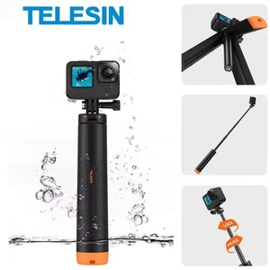 TELESIN 4 in 1 Floating Hand Grip Tripod Selfie Stick for GoPro Hero 13 12 11 10 - Picture 1 of 15