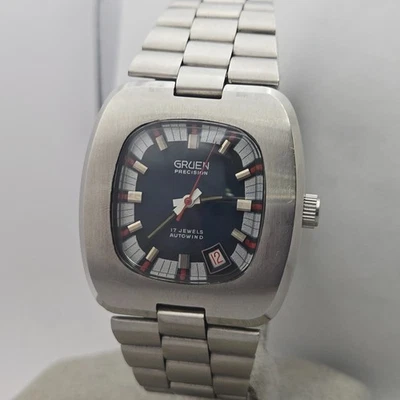 Vintage GRUEN men's automatic watch Date Cal.518 CA Two-tone dial swiss 1970s - Image 1 of 4