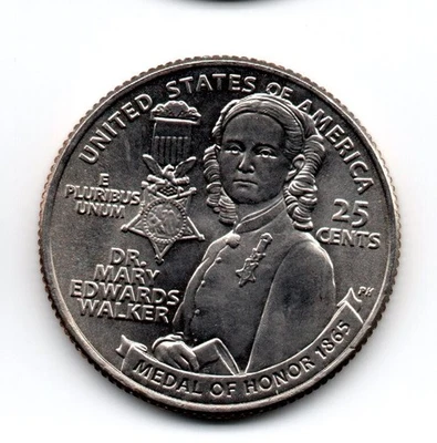 USA 2024, American Women Quarter Program Series, 1/4 dollar, Dr. Mary Edwards 1 - Image 1 of 2