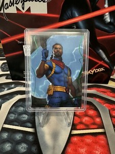 2022 Marvel Masterpieces BISHOP  #48 Emerald Green 23/25