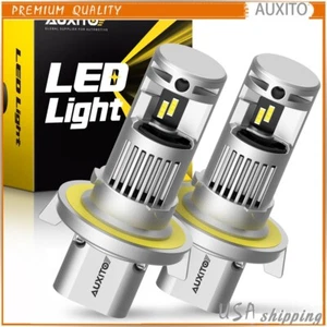 10000K LED Headlight Bulbs H13 9008 for Ford F-150 04-2014 High Low Beam White - Picture 1 of 11