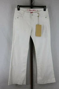 Elite Jeans Juniors Ladies White Boot Cut Jeans Pants Size 11 NEW - Picture 1 of 3