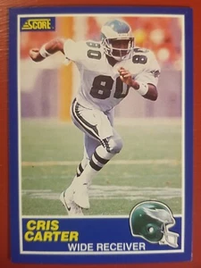 Fútbol americano 1989 - Cris Carter #72 (RC) casi nuevo-como nuevo - Imagen 1 de 2