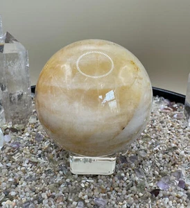Golden Healer Quartz Sphere – 6.6cm | 408g | Healing, Transformation & High Vibr - Picture 1 of 9