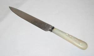Joseph Rodgers & Sons Cutlers To Her Majesty Knife With MOP Handle - RARE - Picture 1 of 14