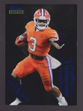 2021 Wild Card Matte RC 9/150 Amari Rodgers Blue Stripe 5 Clemson Tigers MBC-52