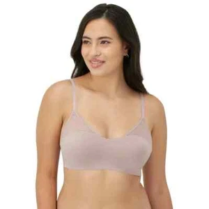 Maidenform M Women's Mesh Trim Triangle Bralette MBW106, EVENING BLUSH, Size XL - Picture 1 of 5
