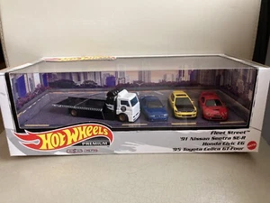 Hot wheels new Premium set Fleet Street Japanese JDM Civic Celica Real Riders - Bild 1 von 12