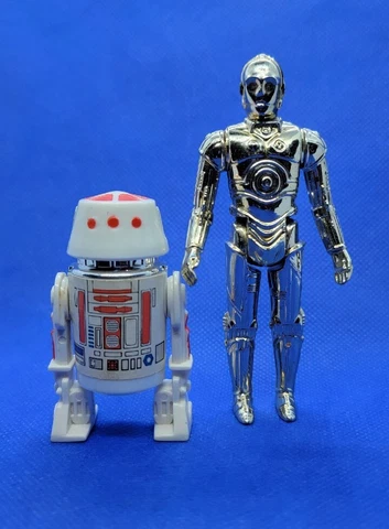 1978 VINTAGE KENNER STAR WARS ACTION FIGURE LOT OF R5-D4 & C-3PO R5d4 C3PO Lot I Cover