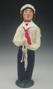 BYERS CHOICE CAROLERS 2001 SAILOR CAROLER SIGNED AND DATED 13" - Picture 1 of 7