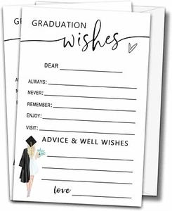 Graduation Advice Cards 2024 Wish with Envelopes graduation... - Picture 1 of 4