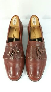 Johnston and Murphy Dress Shoes Prima Strada Italian Tassel Size 9.5M - Picture 1 of 11