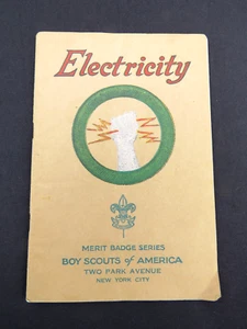 Pfadfinder Elektrizität Verdienstabzeichen Buch Broschüre 1931 BSA Heft - Bild 1 von 6