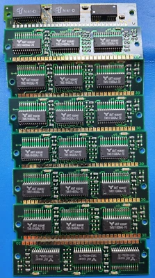 8 x 1MB SIMM RAM 30pin für 386s 486s - Bild 1 von 3