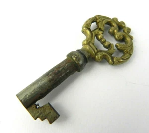 Chiave ANTICA Assemblata in Ferro e Bronzo TOSCANA XVIII XIX Secolo D'epoca '800 - Imagen 1 de 5