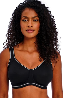 Sujetador deportivo Freya 32D moldeado sónico con aros nuevo sin etiquetas 4892 Storm ---MARCAS en la etiqueta--- Foto 1 de 4