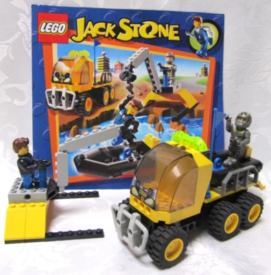 VINTAGE LEGO 4606 AQUA RES-Q TRANSPORT JACK STONE 2001 RETIRED USED - image 1 of 4