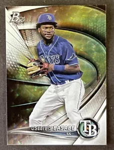 2022 Bowman Platin Eisfolie #TOP-22 Osleivis Basabe - Bild 1 von 2