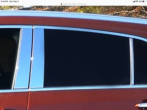 2019 2020 Cadillac XT4 Stainless Steel 6 piece pillar post mouldings - Picture 1 of 4