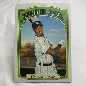 2021 Topps Heritage Tim Anderson #243 Chicago White Sox - Bild 1 von 2