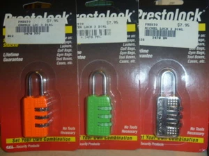 Presto Zahlenschloss Gepäck Waffenkoffer Sporttasche Reise lebenslange Garantie.  - Bild 1 von 6