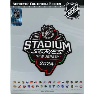 2024 NHL Stadium Series Game Jersey Patch New Jersey Devils - Picture 1 of 2