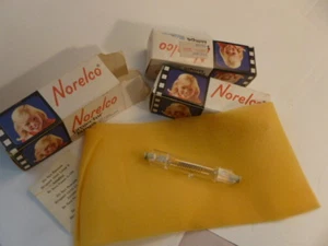 3 NORELCO PROJECTOR STUDIO LAMPS DXW-1000W-120V BULB  - Picture 1 of 7