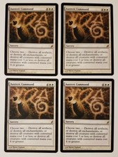 Magic: 4x Austere Command - Lorwyn MTG - Great Vintage Playset! FREE Comb'd Ship