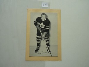 VINTAGE 1944/64 BEEHIVE HOCKEY PHOTO TORONTO MAPLE LEAFS RAY TIMGREN  NO217