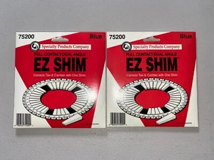 (Lot of 2 Shims) Specialty Products Company EZ Shim Part# 75200 Blue - Bild 1 von 2