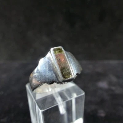 Ring Gr. 58 Silber 925 mit Wassermelonen Turmalin - Bild 1 von 2