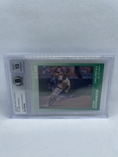 Jose Canseco 1989 Star #11 “CONSECO” ERROR Card Beckett Grade 10 Auto 1