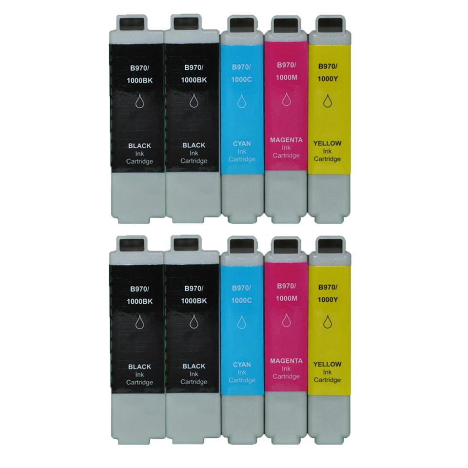 10 Patronen kompatibel mit BROTHER DCP-135C 150C 153C 157C MFC235C LC970 LC1000 - Bild 1 von 1