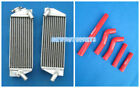Red L&R Aluminum Radiator + Hose For 2005-2006 KTM 250SXF 250SX-F 250 SXF SX-F