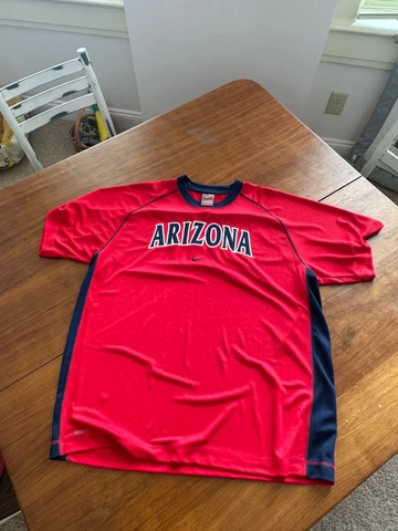 Arizona Wildcats Nike Dri Fit Team Issue Basketball NCAA Shirt Jersey Men SZ XL Cover