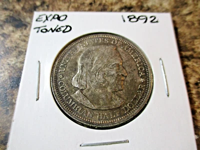 1892 COLUMBIA EXPO HALF DOLLAR TONED       200 - Image 1 of 2