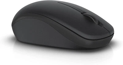 Dell WM126 RF Wireless 3 Button Optical Mouse 1000 DPI Ambidextrous - Black - Image 1 of 2